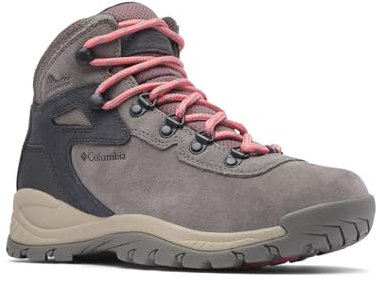 Columbia Newton Ridge Plus Wp Amped, Scarponi da trekking ed escursionismo impermeabili a vita media Donna, Stratus/Canyon Rose, 36.5 EU