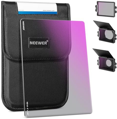 NEEWER ND0.3(1 stop) Filtro ND Quadrato, 4x5,65 Filtro Densità Neutra Cinema 30 Multi Nano Coated a Doppia Faccia per NEEWER Matte Box Compatibile con Tilta Compatibile con SmallRig