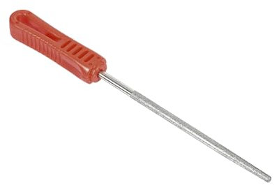 CoCud Lime Diamantée, Longueur de Lime de 6 Pouces, Longueur Totale de 10 Pouces, Lime Ronde Revêtue de Diamant - (Applications : pour le Meulage de Modèles)