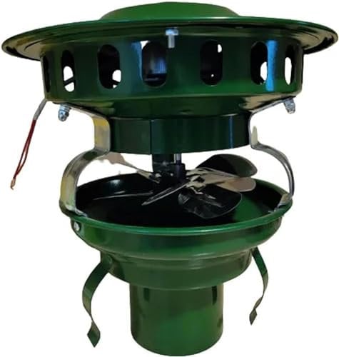 XENITE Smoke Evacuator, Chimney electric smoke extractor, Rooftop Inducer Fans, roof induced draft fan, Chimney vacuum cleaner 100W (Size : 11CM)-1