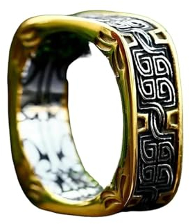 WEAV Neue Ankunft Spezielle Design Quadratische Form Ring Für Männer Mode Punk Hip Hop Schmuck Vintage