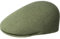 Kangol Seamless Wool Gatsby 507 Flatcap Schiebermütze Schnabelmütze Gatsbymütze Wollcap Schirmmütze (M (56-57 cm) - dunkeloliv)