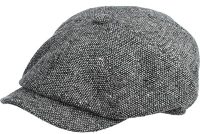 bugatti Herren Schirmmütze mit britischem Flair - Schiebermütze in Wollmischung - Größe 55-62