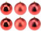 12 x Weihnachtskugeln aus Kunststoff Ø 8 cm wetterfest frostsicher - Christbaumkugeln für Innen und Außen - Weihnachtsbaumkugeln Kunststoff Größe 12 x (8 cm), Farbe Rot (matt + Glanz + Glitzer)