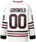 Clark Griswold #00 X-Mas Movie Hockey-Trikot, genähte Buchstaben, Zahlen für ihn, Ehemann, Vater, Größe S-XXXL, Weiss/opulenter Garten, Mittel