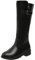 Stivali sopra il ginocchio da donna Sexy Larga Stretch - Stivali alti al ginocchio con fibbia a gambo lungo, tacco basso in pelle sintetica stivali da equitazione eleganti stivali alti, Nero , 38 EU