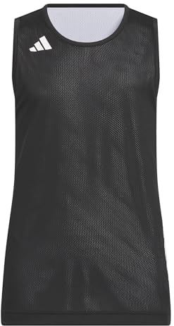 adidas Unisex Kinder Y Everyday Pro Bball Jersey Shirt, Black/White, 5-6 Years