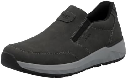 Rieker 11550-45 Herren Slipper Synthetik grau grau