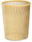 Xoeryoy Poubelle dorée, Poubelle de 8, 4x9, 8 Pouces