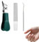Eagle Beak Nail Clippers, Eagle Beak Bevelled Nail Clippers, Wide Opening Heavy Duty Toe Nail Trimming, Ergonomic Ultra Sharp Nail File, Stain Resistant Steel Nail Tool Set for Thick Nails (Green)
