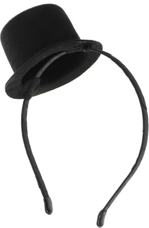 Homoyoyo Diadema Con Sombrero De Copa: Mini Sombrero De Vaquero Vintage, Accesorio Para Disfraz, Ideal Para Bodas, Fiestas Temáticas, Despedidas Soltera, Carnavales, Cosplay