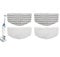 HUVNEXA 4 Pcs Steam Mop Pads, for Bissell, for Powerfresh Steam Cleaner Mop 1940 1806 1544 1440 2075A Replacement Robot Vacuum Mop Pad