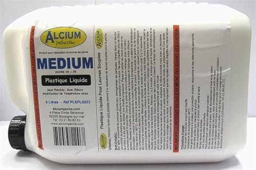 ALCIUMPECHE Bouteille de Plastique Liquide 5L – Medium – Moyen - (820)