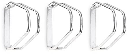 Relaxdays 4 x Fahrradständer im Set, Wandparker als Einzelständer, zur Wandmontage, verstellbar, HBT 32,5 x 9 x 28,5 cm, Silber