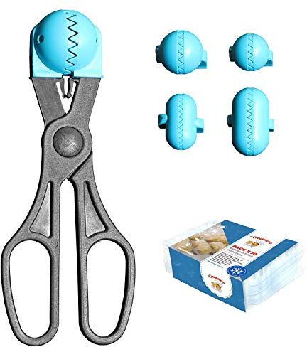 La Croquetera LC013 Moldes Intercambiables para masas, Turquesa, 1 utensilio + 20 bandejas