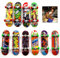 iwobi 10 Stück Fingerskateboard Set, Fingerboard Professionelles Finger Spielzeug Mini Skateboard Kinder Spielen Spielzeug Kindergeburtstag Geschenke für JKinder ab 5 Jahren