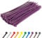 GTSE 100 Pack of Purple Cable Ties, 200mm x 2.5mm Premium Tie Wraps, Nylon Zip Ties