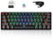 Iwinna Russian English Mechanical Keyboard 61 Keys USB Wired 2.4G Wireless Dual Mode Gaming Keyboards Backlight for Desktop PC Laptop