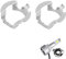 2 x H7 LED-Scheinwerferlampen-Adapter, Aluminium H7 LED-Glühbirnenhalter Adapter Halterung Sockel
