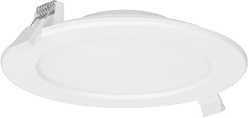 Adviti Eurus Led Einbaustrahler Flach 230v 18W 1300lm 4000K Rund, Weiß