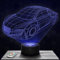 Nachttischlampe - Touch-Nachtlicht Sportliches Auto 3D 3D-LED-Lampe Illusion, Geschenkidee Weihnachten Geburtstag Junge und Mädchen Nachttischlampe Kinder- oder Erwachsenenzimmer