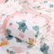 Hivia Musselin Decke 6 Lagig Kuscheldecke Baby Baumwolle 110 x 110 cm Musselin Babydecke Wickeldecke Weiche Decke für Badetuch,Kinderdecke Neugeborene Unisex (Rosa Elefant)
