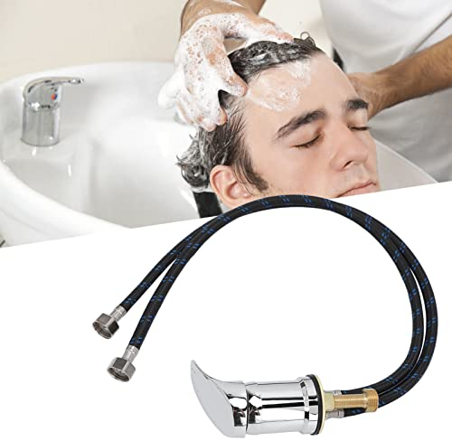 Brrnoo Robinet et Pulvérisateur Kit Mitigeurs Ensemble Pommeau de Douche à Main avec Tuyau pour Chaise de Lavage Coiffeur Salon Shampooing Bol