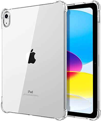 TiMOVO Hülle für iPad A16 11. Generation 11 Zoll 2025, iPad 10. Generation 2022 10,9 Zoll, Schlanke Leichte Transparente TPU Schutzhülle, Transparent