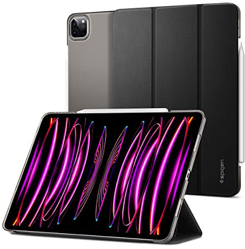 Spigen Funda Liquid Air Folio Compatible con iPad Pro 11 Pulgadas 2022/2021 - Negro