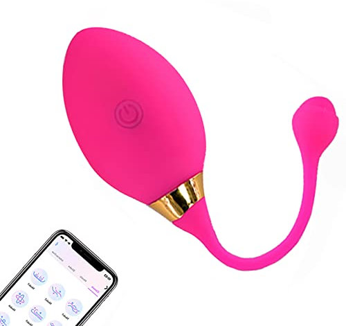 ZWFUN APP-gesteuerter G-Punkt-Kugel-Vibrator, weibliches Vagina-Anal-Stimulator-Massagegerät für Frauen Drahtlose Fernbedienung Vibratoren Tragen Vibrierende Ei Spielzeug für Paar(Schwarz-A)
