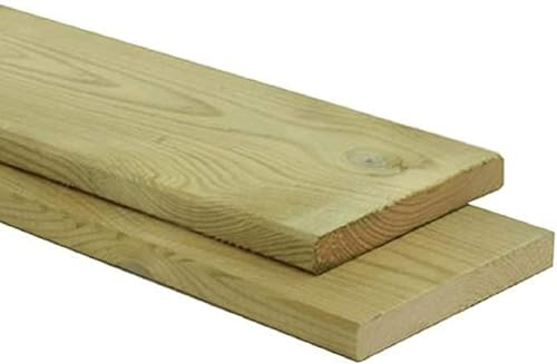 Gartenwelt Riegelsberger Glattkantbrett 20x145 mm Länge 10 cm Kiefer imprägniert Dielen 4-seitig glatt gehobelt