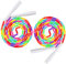 Fezog Springseil mit Regenbogenperlen, segmentiertes Springseil für Kinder und Erwachsene, verwicklungsfreies Seilspringen für Kinder, für Fitness-Training, 2 Stück