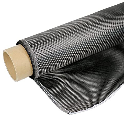 BAIWANLIN Tela de Fibra de Carbono 3K Tela Alta Fuerza para Reparación y Refuerzo | 200g/m² | 1mRollo Ancho 0.5mlongitud,Plain