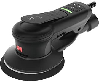 3M Xtract Electric Random Orbital Sander, 88851, 125 mm, Central Vacuum, 5 mm Orbit, 110V, Plug Type EN60309