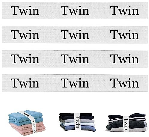 4pcs Bed Sheet Organizer Bands, Bed Sheet Organizer Elastic Bands for Sheet Sets Pillowcases Bedding Sheet Straps for Organizing Closet Wardrobe Storage Bedroom Laundry Dormitory (Twin)