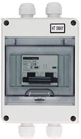 Disjoncteur Miniature 2P 80A 1000V CC, Interrupteur de Déconnexion pour Système Solaire PV, Modèle DZ47Z-125, Matériau PA66