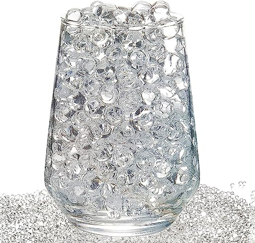 ChangTsing Wasserperlen (50.000 Perlen), Gelperlen Transparent, Water Beads,Wasserperlen FüR Pflanzen, Vase FüLlstoff Und Deko