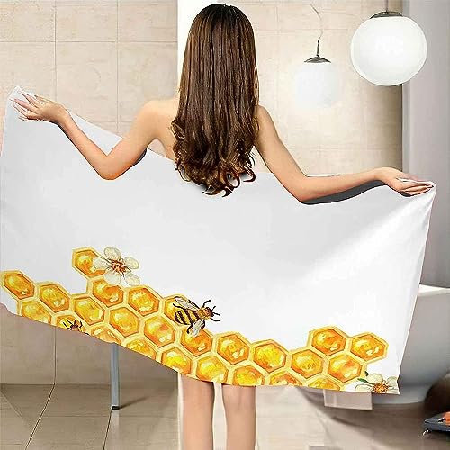 Strandtuch Tierische Biene Badetuch Strandlaken Handtücher 3D Druck Für Kinder Handtücher Microfaser Handtuch Für Fitness Reisen Sport Outdoor Yoga 70 X 150 cm