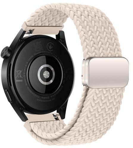 Amazfit gtr 2 Pulsera, Correa de Repuesto de Nailon Ajustable Elástico para 3, 3 Pro, 2e, 4, Stratos 2, Stratos 3, Pace