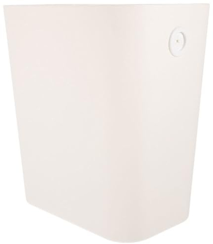 HOLIDYOYO Slim Trash Can Schmaler Abfalleimer Für Badezimmer Schlafzimmer Büro Hotel Praktischer Leicht Zu Reinigender Müllbehälter Robustem Material Mit Großem Öffnungsdesign