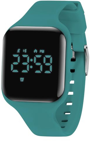 aswan watch Digitaluhr Kinder Mädchen Jungen mit Schrittzähler,Wecker,Stoppuhr, Licht,Datum-Sport Armbanduhr ohne App und Handy mit Silikonarmband