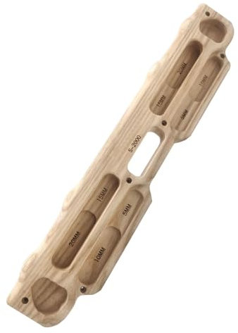 Gvblkq Fingerboard Training Tool, Wooden Climbing Hangboard, Fingerboard for Indoor Training, Wooden Board Climbing Fingerboard Doorway, Hand Strengthener Equipment for Training Board Tools
