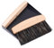 Desktop Broom and Dustpan Set, Mini Dustpan and Brush Set Wooden Handheld Broom and Dustpan Set for Cleaning Desktop Bed Car Animal Cage & Windowsill(Black)