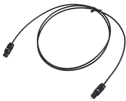 Mecerypt 3 FT 1.1M Metre Digital Fibre Optical Audio Toslink SPDIF DVD Cable Lead Plug