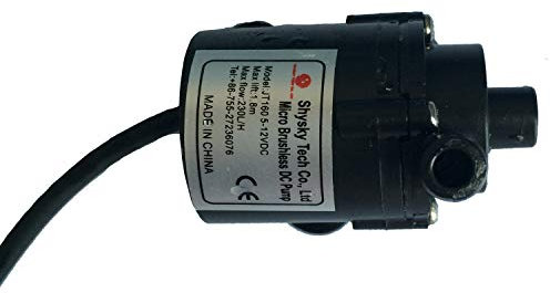 SHYSKY Mini pompe à eau sans balais 6V-12V DC, petite pompe à moteur Submersible 1.8M 230L/H, pour Aquarium, étang, fontaine