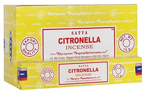 Satya Citronella encens pack 120 bâtonnets d´encens