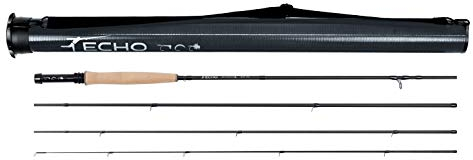 ECHO Shadow X Fliegenrute, einfarbig, 2wt 10'0 4pc