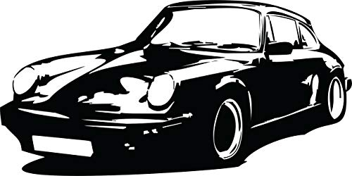 Wandtattoo: Sportauto/Sportwagen, Auto, Sport, Tuning, Car // Farb- und Größenwahl (Orange - 450 mm x 230 mm)