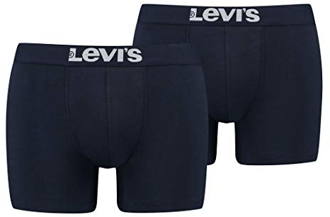 Levi's Herren Solid Basic Boxers Boxer-Shorts, Navy, XXL