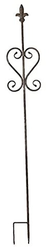 La Grande Prairie Tuteur Jardin Romantique Fer 17x121cm